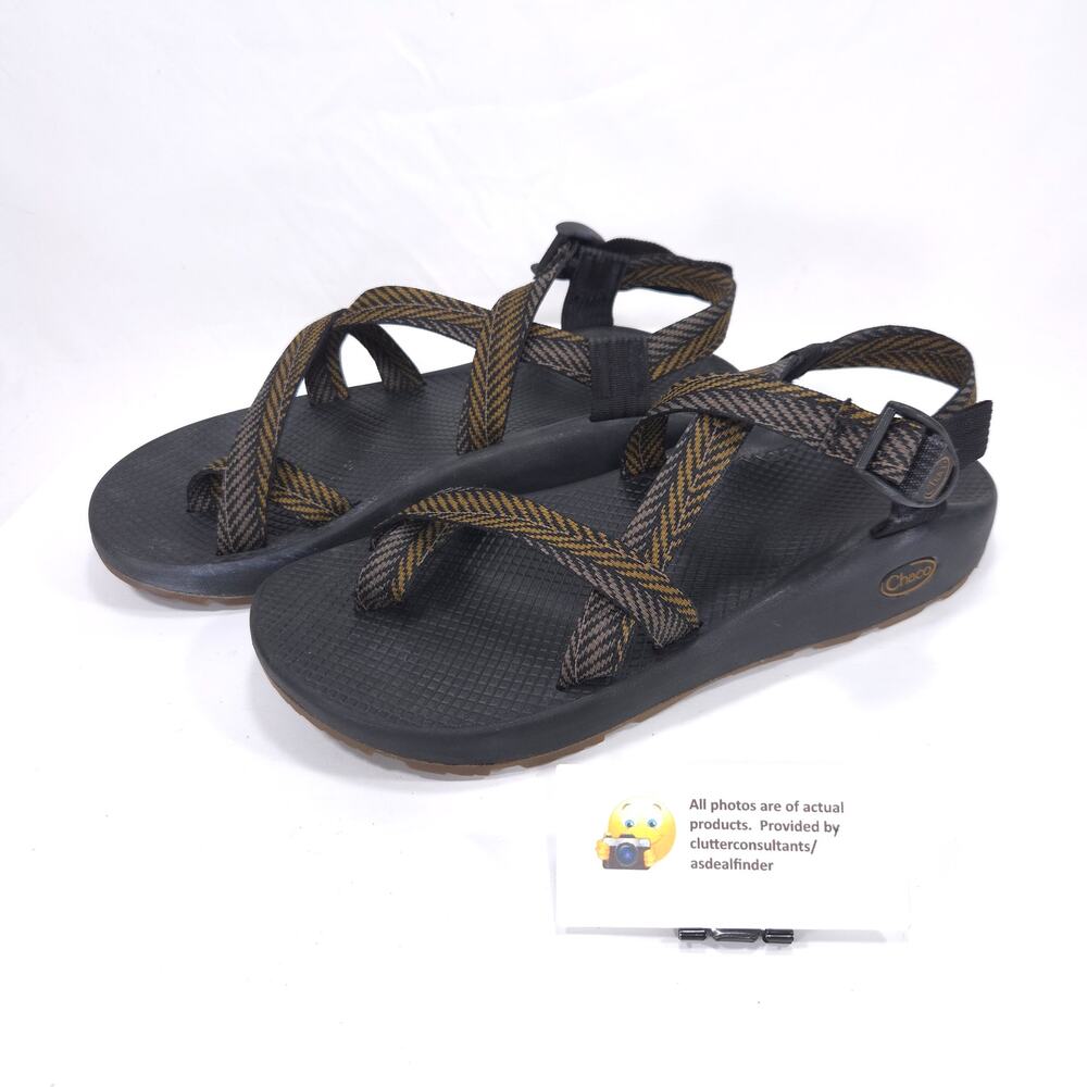 Chaco Z2 Strap Classic Outdoor Trail Adjustable Sandals Mens Size 11 Brown Black